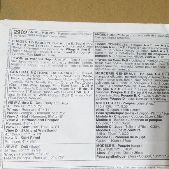 McCall's Dreamsicles Angel hugs dolls - Picture 2 of 2